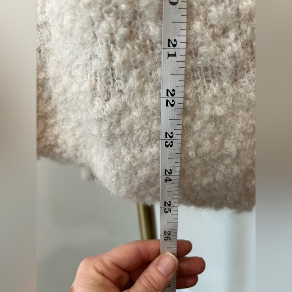 MADEWELL - Wool-Alpaca Blend Boucle-Knit Oversized Sweater Size M - Picture 11 of 11